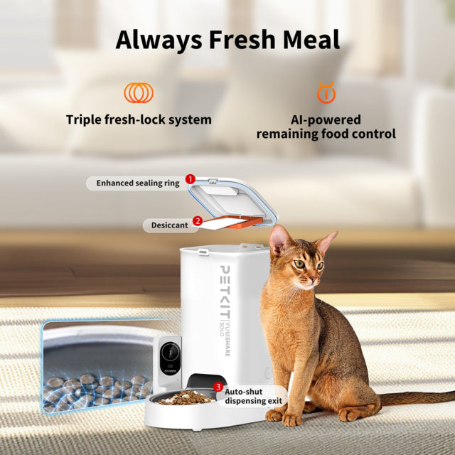 PETKIT 'YumShare Solo Camera' Automatic Feeder - 3L