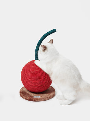 Cherry Cat Scratching Ball