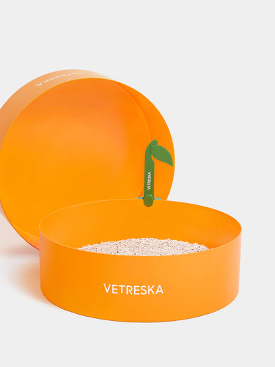 Tangerine Cat Litter Box