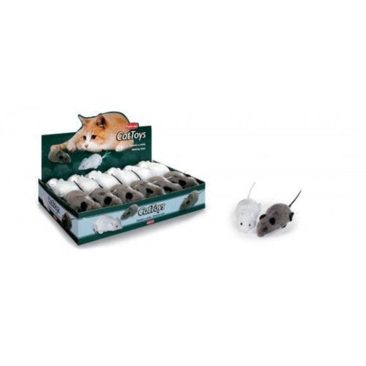 Padovan Wind-Up Mouse, Cat Toy - 12pcs/Box