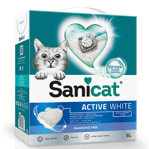 SaniCat Active White Unscented - 6L