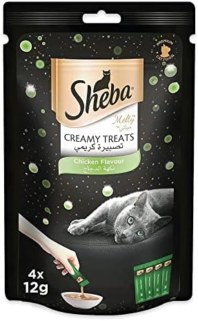 Sheba Melty Chicken Creamy Cat Treats 4x12g