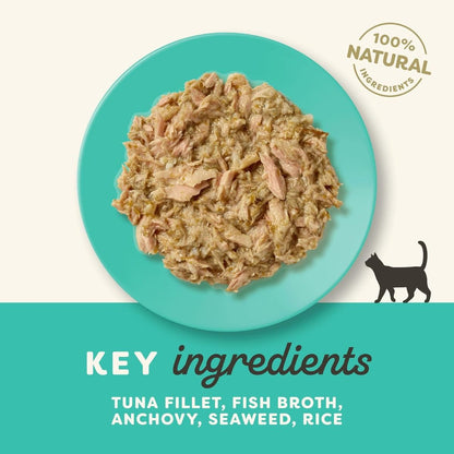 Applaws Tuna with Anchovy & Seaweed in Broth Wet Cat Food 70g Pouch