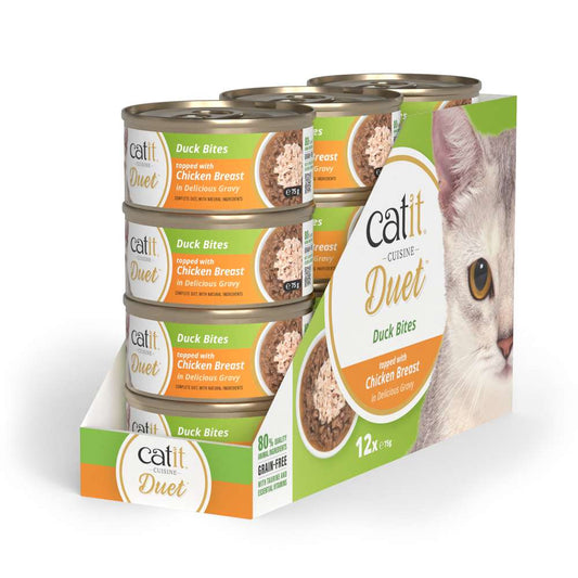 catit cuisine duet duck bites