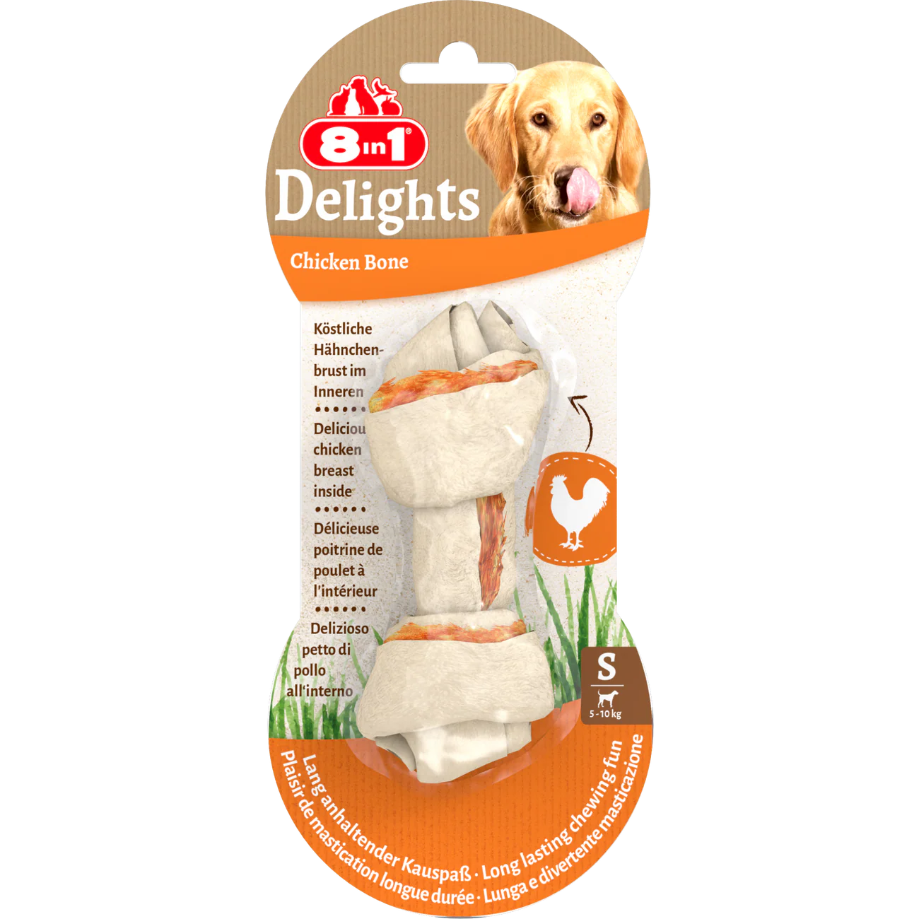8in1 Delights Chicken Bones S, 35 g