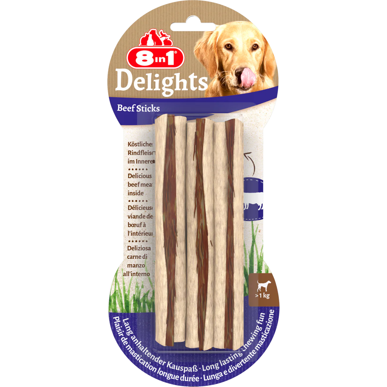8 in 1 Del chicken twist sticks 75g