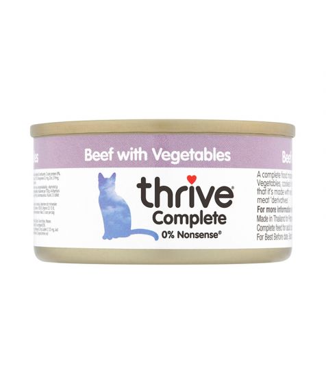 Thrive Complete Cat Beef with Vegetables Wet Food - 75g