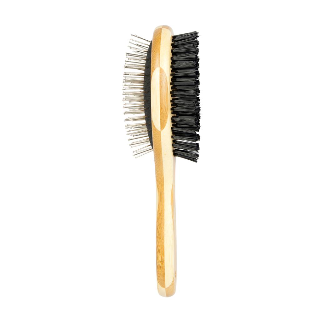 Duvo+ Bamboo 2- in-1 Grooming Brush -  Small