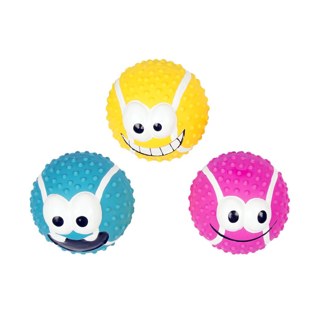 Duvo+ Latex Tennis Ball Smiley (5 cm)