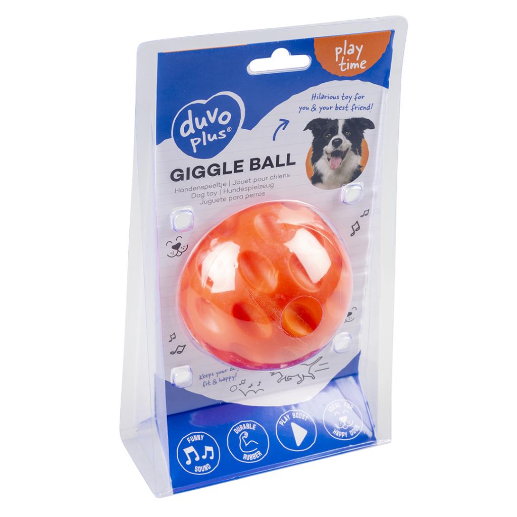 Duvo+ Dog Toy Giggle Ball - 9cm