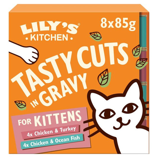 Lily's Kitchen Tasty Cuts in Gravy for Kittens Multipack 8X85G