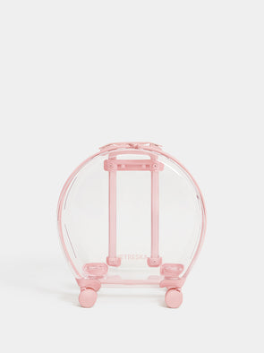 Bubble Pet Carrier (Pink and Transparent)