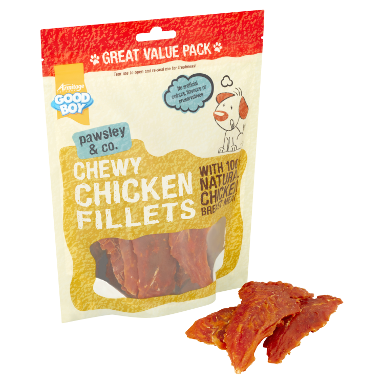 Armitage Goodboy Chewy Chicken Fillets 320g Value Pack