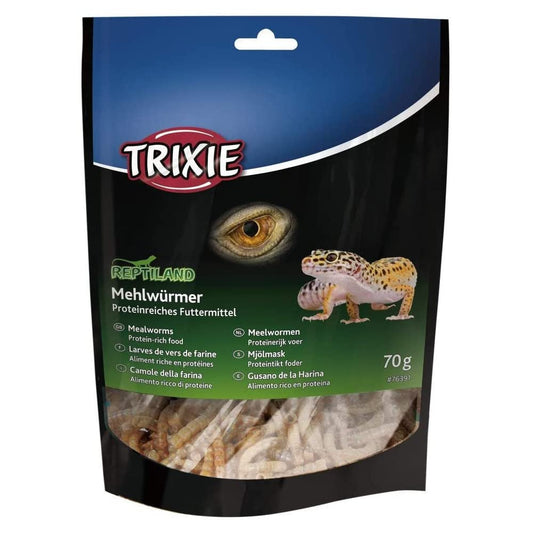 Trixie Dried Mealworms for Reptiles 70G