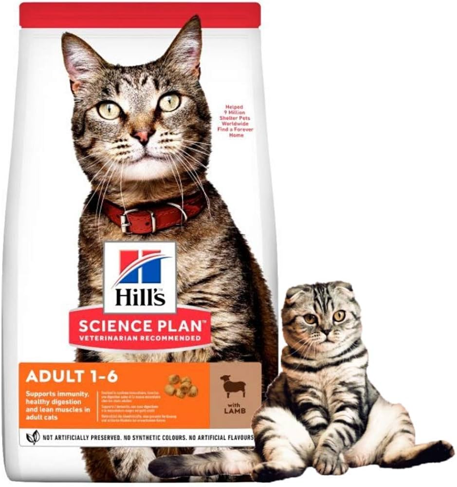 Hill's science plan Adult Cat Food with Lamb (Near Expiry)