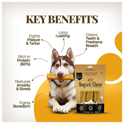 Dogsee Large Bars: Long-Lasting Dental Chews for Large Dogs -130g