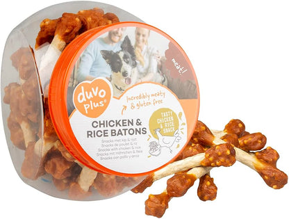 Duvo+ Meat Chicken & Rice Batons - 400g