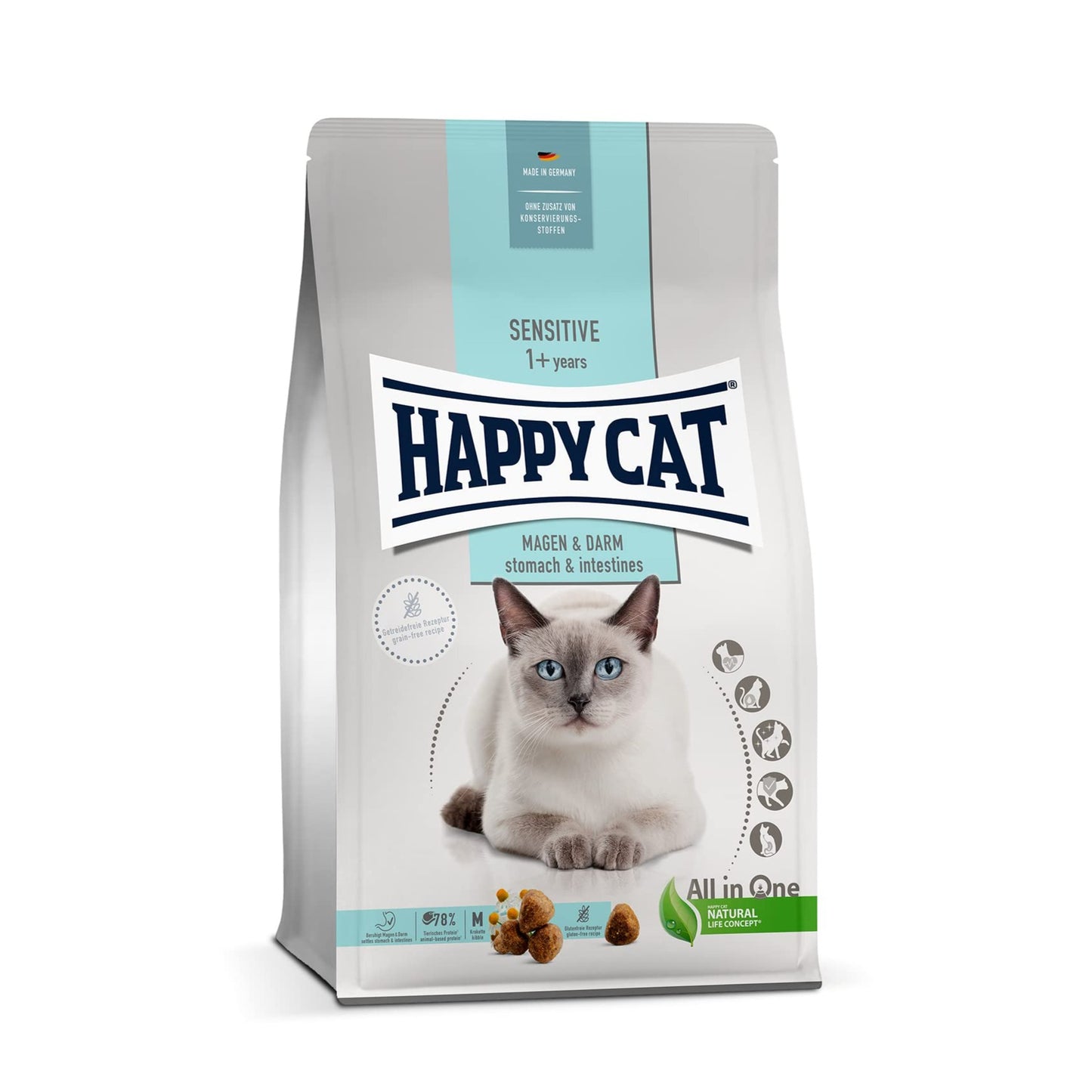 Happy Cat Sensitive Megan&Darm (Stomach&Intestinal) - 1.3kg