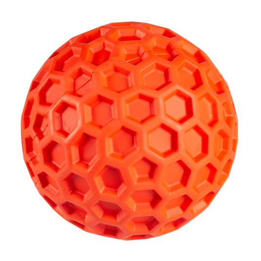 Duvo+ Rubber Hexagon Ball Squeak - 8 cm