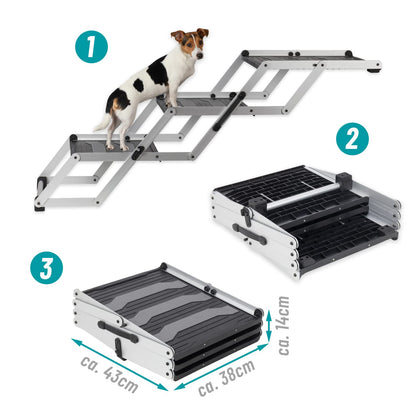 Trixie Petwalk Aluminium Folding Steps for Dogs