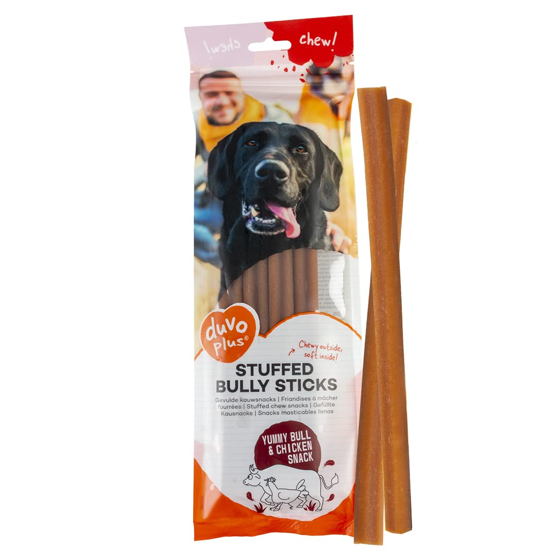 Duvo+ Stuffed Bully Sticks - Pack of 4