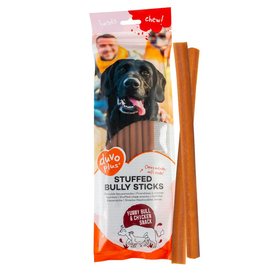 Duvo+ Stuffed Bully Sticks - Pack of 4