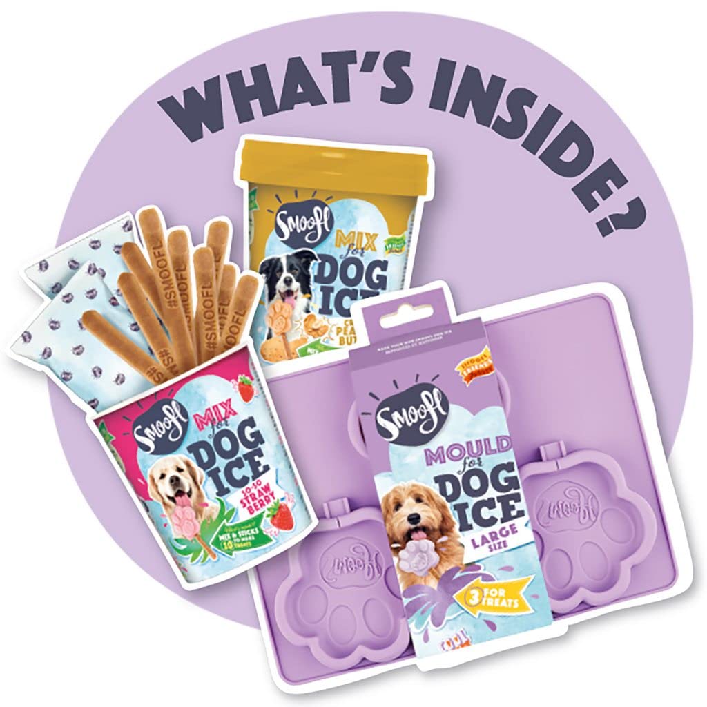 Smoofl Large Starter Kit for Dog Ice Treats - 210G