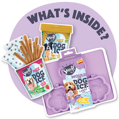 Smoofl Large Starter Kit for Dog Ice Treats - 210G