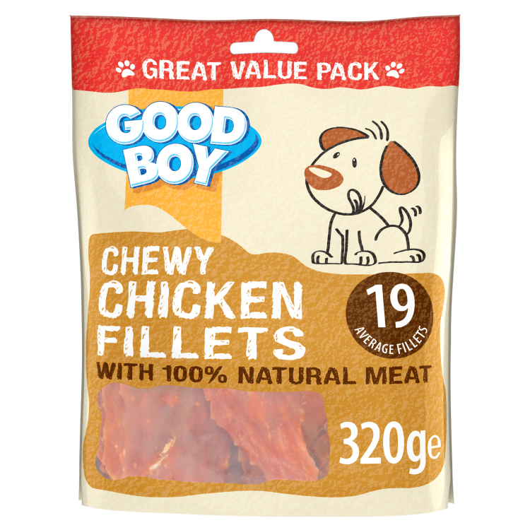 Armitage Goodboy Chewy Chicken Fillets 320g Value Pack