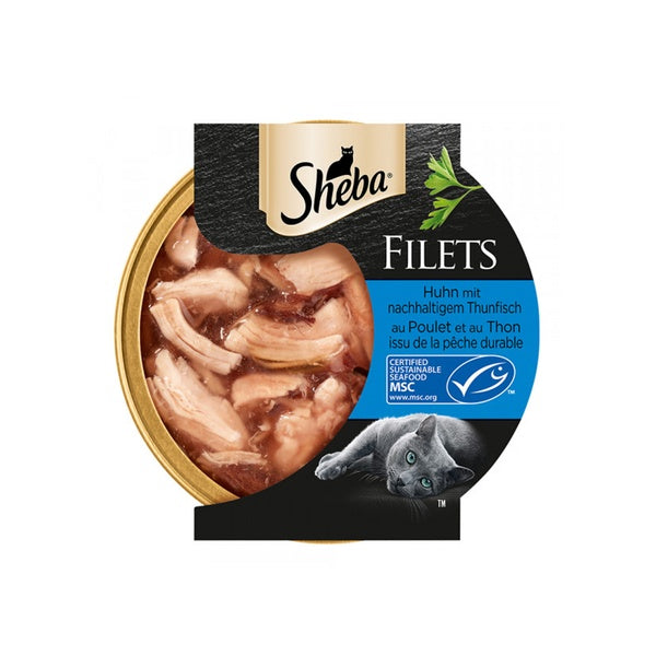 Sheba Fillets Chicken with Tuna - 60g