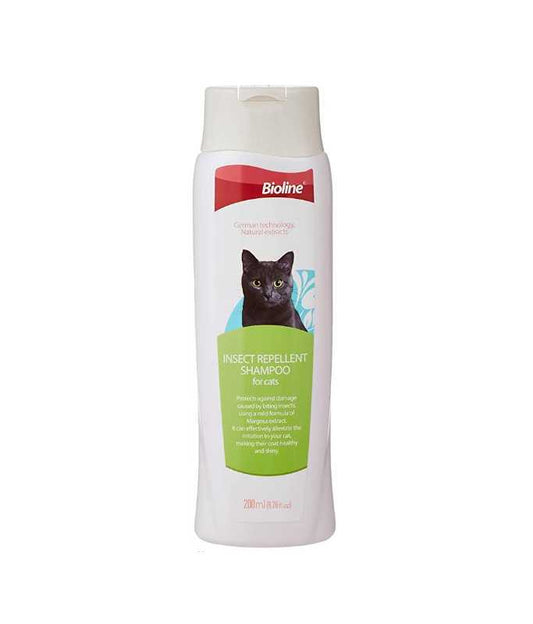 Bioline Insect Repellant Shampoo For Cats - 200ml