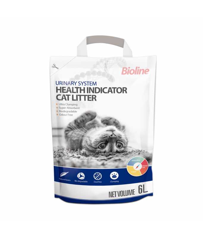 Bioline Urinary System Health Indicator Cat Litter - 6L