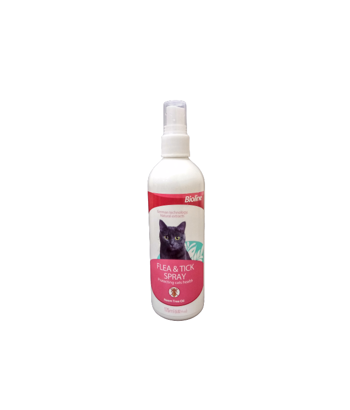 Bioline Flea And Tick Spray For Cat - 175ml