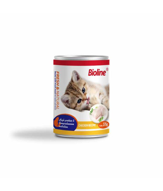 Bioline Canned Cat Food -375g