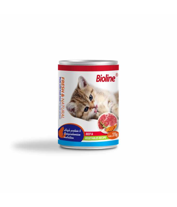 Bioline Canned Cat Food -375g