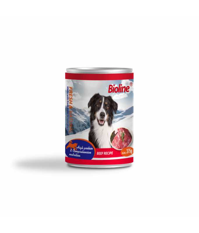 Bioline Canned Dog Food - 375g