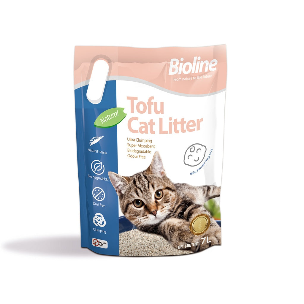 Bioline Tofu Cat Litter- 7L