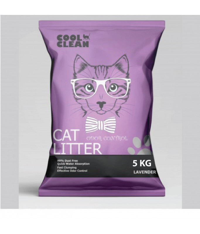 Cool Clean Clumping Cat Litter - Lavender