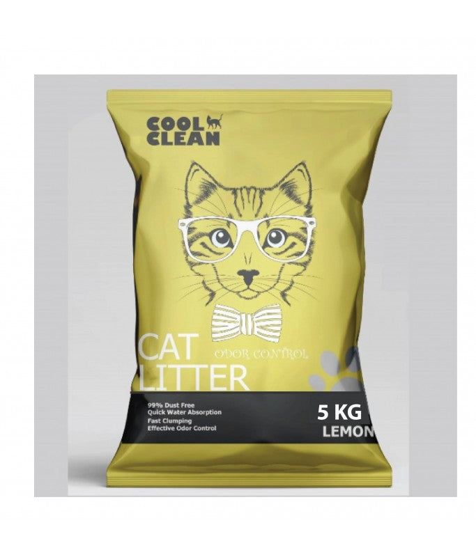 Cool Clean Clumping Cat Litter- Lemon