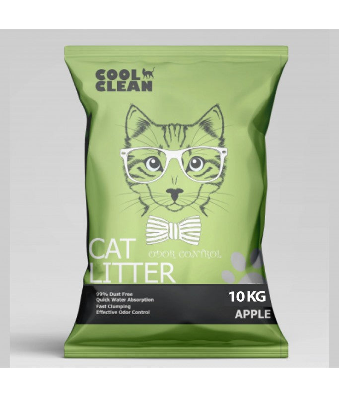 Cool Clean Clumping Cat Litter - Apple