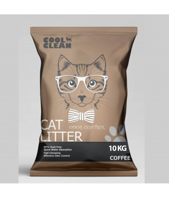 Cool Clean Clumping Cat Litter-  Coffee