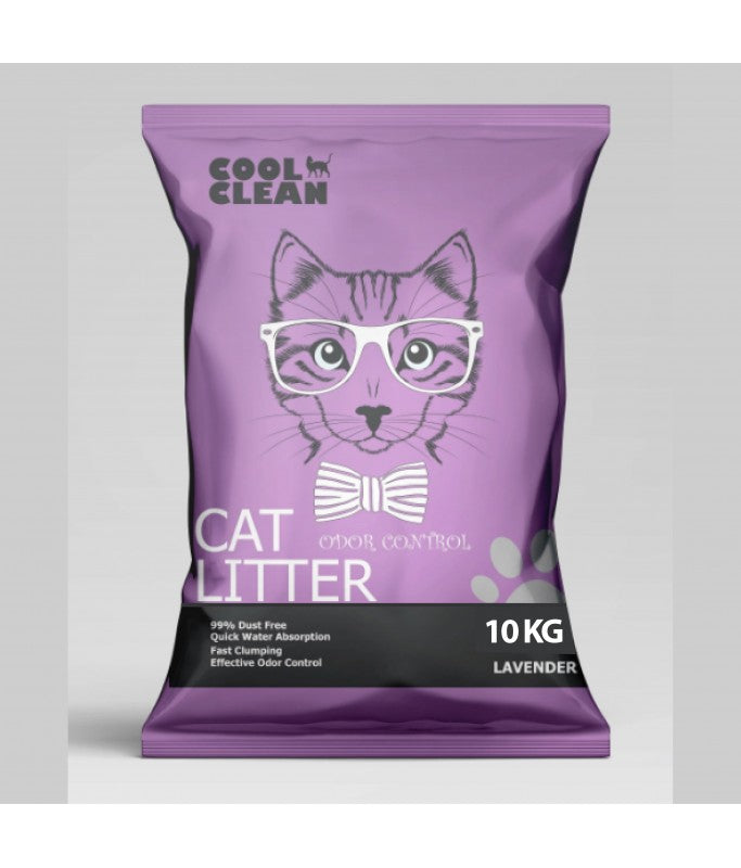 Cool Clean Clumping Cat Litter - Lavender