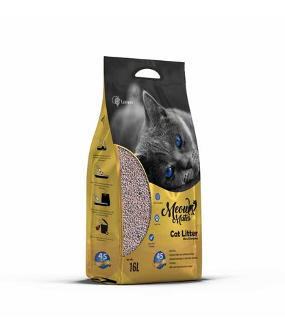 Meow Mates Bentonite Cat Litter - Lemon Scent (10kg)