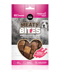 Zeus Meaty Bites Chewy Dog Treats - Chicken with Salmon (150g)