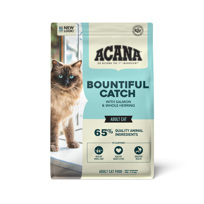 Acana Bountiful Catch Salmon With Whole Herring Adult Dry Cat Food 1.8KG