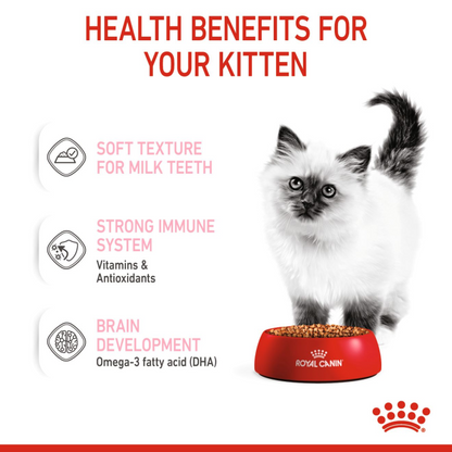 Royal Canin Feline Health Nutrition Kitten Gravy - 12 Wet Food Pouches