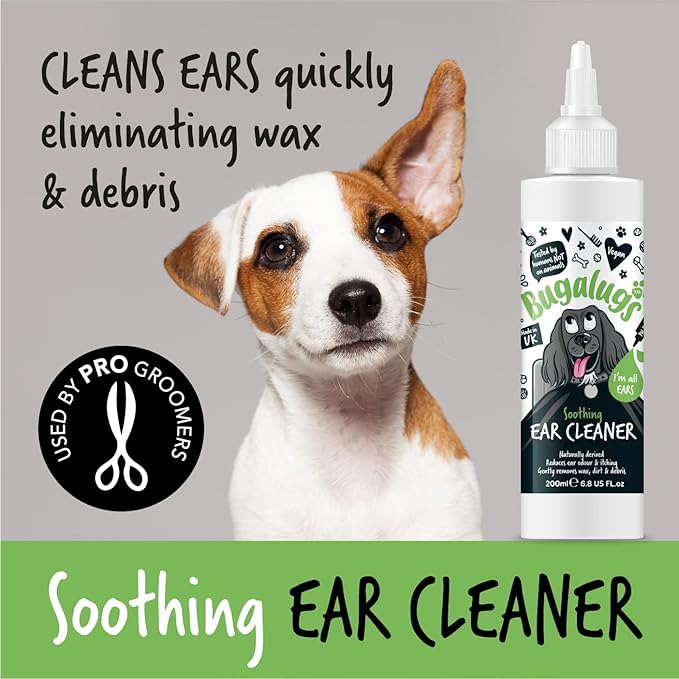 Bugalugs Soothing Ear Cleaner for Dogs - 200ML