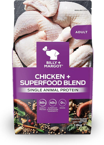 Billy & Margot Adult Chicken with Superfoods Pouch - 150g