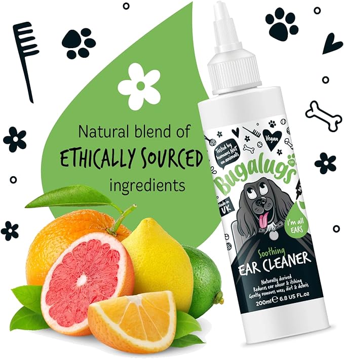 Bugalugs Soothing Ear Cleaner for Dogs - 200ML
