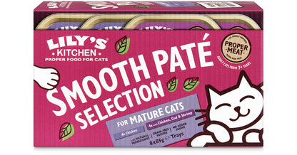 Lily's Kitchen Pate for Mature Cats Multipack Wet Cat Food 8X85G